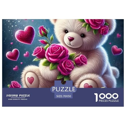 Rätsel Kleiner Bär1000 Teile Erwachsene Rätsel Animal Theme Impossible Puzzles Home Dekoration Für Erwachsene Und Kinder 70x50cm/1000pcs Rätsel Kleiner Bär1000 Teile Erwachsene Rätsel Animal Theme Impossible Puzzles Home Dekoration Für Erwachsene Und Kinder 70x50cm/1000pcs von TZOVPCDFA