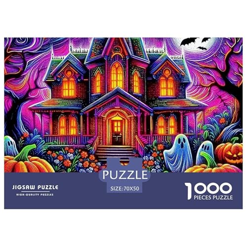 Rätsel Kürbis Schloss1000 Teile Erwachsene Halloween Klassische Rätsel Dekorieren Sie Für Erwachsene Und Kinder 70x50cm Rätsel Kürbis Schloss1000 Teile Erwachsene Halloween Klassische Rätsel Dekorieren Sie Für Erwachsene Und Kinder 70x50cm von TZOVPCDFA