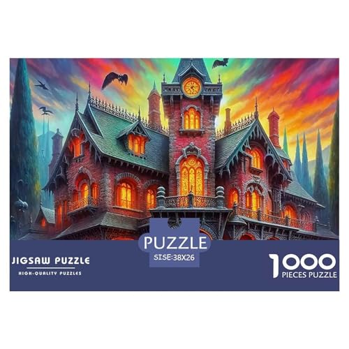 Rätsel Kürbis Schloss1000 Teile Puzzles Erwachsene Rätsel Halloween Impossible Puzzles Home Dekoration Für Erwachsene Und Kinder 38x26cm/1000pcs Rätsel Kürbis Schloss1000 Teile Puzzles Erwachsene Rätsel Halloween Impossible Puzzles Home Dekoration Für Erwachsene Und Kinder 38x26cm/1000pcs von TZOVPCDFA