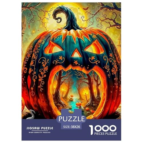 Rätsel Kürbiskopf1000 Teile Erwachsene Halloween Klassische Rätsel Home Dekoration Für Erwachsene Und Kinder Ab 14 Jahren 38x26cm Rätsel Kürbiskopf1000 Teile Erwachsene Halloween Klassische Rätsel Home Dekoration Für Erwachsene Und Kinder Ab 14 Jahren 38x26cm von TZOVPCDFA