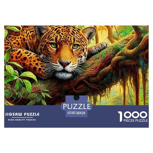 Rätsel Leopard1000 Teile Erwachsene Wildlife Theme Klassische Home Dekoration Für Erwachsene Und Kinder Ab 14 Jahren 38x26cm Rätsel Leopard1000 Teile Erwachsene Wildlife Theme Klassische Home Dekoration Für Erwachsene Und Kinder Ab 14 Jahren 38x26cm von TZOVPCDFA