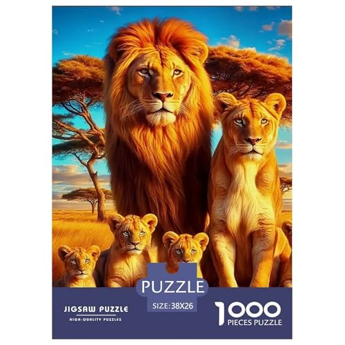 Rätsel Löwen1000 Teile Puzzles Erwachsene Rätsel Wildlife Theme Geschicklichkeitsspiel Für Die Ganze Familie Geschenke Für Männer Und Damen Für Erwachsene Und Kinder Ab 14 Jahren 38x26cm/1000pcs Rätsel Löwen1000 Teile Puzzles Erwachsene Rätsel Wildlife Theme Geschicklichkeitsspiel Für Die Ganze Familie Geschenke Für Männer Und Damen Für Erwachsene Und Kinder Ab 14 Jahren 38x26cm/1000pcs von TZOVPCDFA