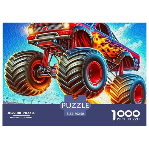 Rätsel Monster Truck1000 Teile Erwachsene Rätsel Vehicle Theme Impossible Puzzles Geschenke Für Männer Und Damen Für Erwachsene Und Kinder 70x50cm/1000pcs Rätsel Monster Truck1000 Teile Erwachsene Rätsel Vehicle Theme Impossible Puzzles Geschenke Für Männer Und Damen Für Erwachsene Und Kinder 70x50cm/1000pcs von TZOVPCDFA