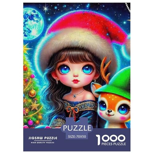 Rätsel Niedliche kleine Hirsch1000 Teile Erwachsene Christmas Klassische Rätsel Home Dekoration Für Erwachsene Und Kinder Ab 14 Jahren 70x50cm Rätsel Niedliche kleine Hirsch1000 Teile Erwachsene Christmas Klassische Rätsel Home Dekoration Für Erwachsene Und Kinder Ab 14 Jahren 70x50cm von TZOVPCDFA