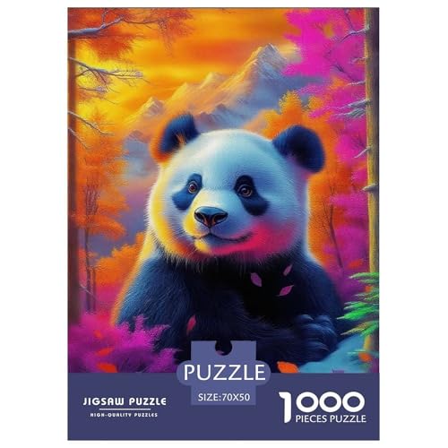 Rätsel Panda1000 Teile Erwachsene Cute Animals Klassische Home Dekoration Für Erwachsene Und Kinder Ab 14 Jahren 70x50cm Rätsel Panda1000 Teile Erwachsene Cute Animals Klassische Home Dekoration Für Erwachsene Und Kinder Ab 14 Jahren 70x50cm von TZOVPCDFA