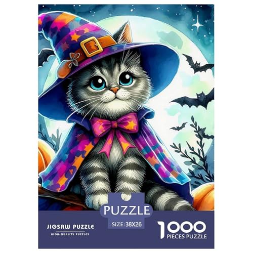 Rätsel Pumpkin and KatzePuzzle 1000 Teile Erwachsene Rätsel Halloween Impossible Puzzles Geschenke Für Männer Und Damen Für Erwachsene Und Kinder 38x26cm/1000pcs Rätsel Pumpkin and KatzePuzzle 1000 Teile Erwachsene Rätsel Halloween Impossible Puzzles Geschenke Für Männer Und Damen Für Erwachsene Und Kinder 38x26cm/1000pcs von TZOVPCDFA