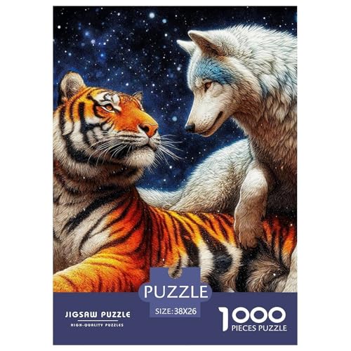 Rätsel Tiger1000 Teile Erwachsene Animal Theme Klassische Home Dekoration Für Erwachsene Und Kinder Ab 14 Jahren 38x26cm Rätsel Tiger1000 Teile Erwachsene Animal Theme Klassische Home Dekoration Für Erwachsene Und Kinder Ab 14 Jahren 38x26cm von TZOVPCDFA