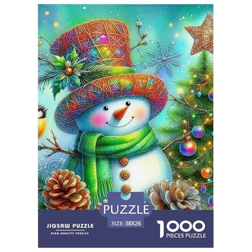 Rätsel WeihnachtenTree 1000 Teile Puzzles Erwachsene Snowman Klassische Home Dekoration Für Erwachsene Und Kinder Ab 14 Jahren 38x26cm Rätsel WeihnachtenTree 1000 Teile Puzzles Erwachsene Snowman Klassische Home Dekoration Für Erwachsene Und Kinder Ab 14 Jahren 38x26cm von TZOVPCDFA