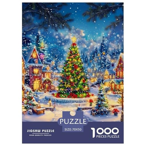 Rätsel Weihnachtsbaum1000 Teile Erwachsene Holiday Theme Klassische Home Dekoration Für Erwachsene Und Kinder Ab 14 Jahren 70x50cm von TZOVPCDFA