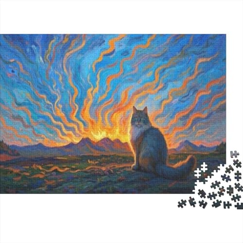 Ragdoll Puzzle 1000 Teile Puzzles Erwachsene UndKinder Ab Fantasy-Stil ImpossiblePuzzle Geschicklichkeitsspiel WohndekoRatteion 1000pcs (75x50cm) von TZOVPCDFA