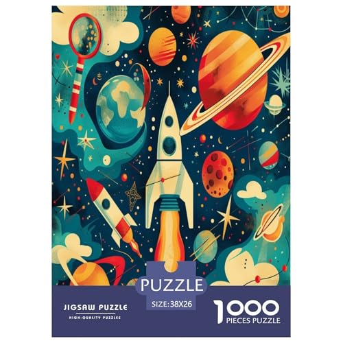 Rakete Puzzle 1000-teilige Schwer Puzzle Spielzeug Lernspiel Impossible Herausforderung Spielzeug Für Erwachsene Und Kinder in Bewährter 38x26cm/1000pcs Rakete Puzzle 1000-teilige Schwer Puzzle Spielzeug Lernspiel Impossible Herausforderung Spielzeug Für Erwachsene Und Kinder in Bewährter 38x26cm/1000pcs von TZOVPCDFA