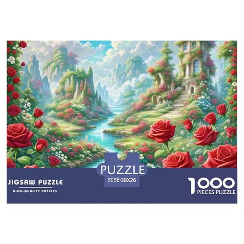 Rose1000 Teile, Premium Quality, Für Erwachsene Und Kinder Ab 12 Jahren Puzzle, Farbig （Natural Wonders） 38x26cm/1000pcs von TZOVPCDFA