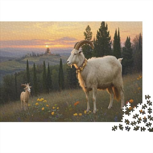 Schafe Puzzlesc 1000 Teile Pragser Puzzle Für Erwachsene Plateau and Schafe Farbpuzzle Für Die Ganze Familie WohndekoRatteion 1000pcs (75x50cm) von TZOVPCDFA