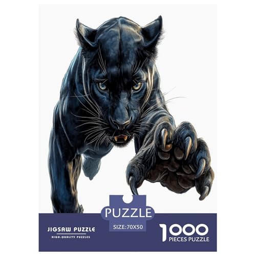 Schwarze Panther Puzzle 1000 Teile Schwer Puzzle Spielzeug Pädagogisches Spiel Impossible Herausforderungsspielzeug Für Erwachsene Und Kinder Ab 14 Jahren 70x50cm/1000pcs Schwarze Panther Puzzle 1000 Teile Schwer Puzzle Spielzeug Pädagogisches Spiel Impossible Herausforderungsspielzeug Für Erwachsene Und Kinder Ab 14 Jahren 70x50cm/1000pcs von TZOVPCDFA