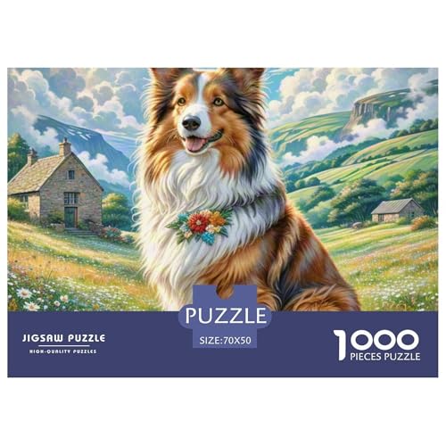 Shetland Sheepdog– Cute Pets – Lustiges Puzzle – Puzzle Für Erwachsene – 100% Recycelter Karton – 1000 Teile 70x50cm/1000pcs Shetland Sheepdog– Cute Pets – Lustiges Puzzle – Puzzle Für Erwachsene – 100% Recycelter Karton – 1000 Teile 70x50cm/1000pcs von TZOVPCDFA