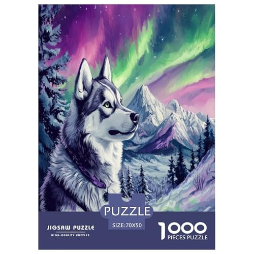 Sibirischer HuskyPuzzle 1000 Teile Schwer Puzzle Spielzeug Pädagogisches Spiel Impossible Herausforderung Spielzeug Für Erwachsene Und Kinder Ab 12 Jahren 70x50cm/1000pcs Sibirischer HuskyPuzzle 1000 Teile Schwer Puzzle Spielzeug Pädagogisches Spiel Impossible Herausforderung Spielzeug Für Erwachsene Und Kinder Ab 12 Jahren 70x50cm/1000pcs von TZOVPCDFA
