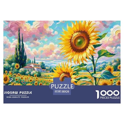 SonnenblumenPuzzle 1000 Teile Für Erwachsene Kunst Puzzles 1000 Farbiges LandschaftsmaleriePuzzle Für Kinder Ab 14 Jahren 38x26cm/1000pcs SonnenblumenPuzzle 1000 Teile Für Erwachsene Kunst Puzzles 1000 Farbiges LandschaftsmaleriePuzzle Für Kinder Ab 14 Jahren 38x26cm/1000pcs von TZOVPCDFA
