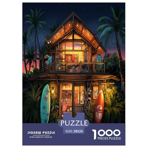Strandgeschäft Puzzles 1000 Teile Schwer Puzzle Spielzeug Pädagogisches Spiel Impossible Herausforderungsspielzeug Für Erwachsene Und Kinder in Bewährter 38x26cm/1000pcs von TZOVPCDFA