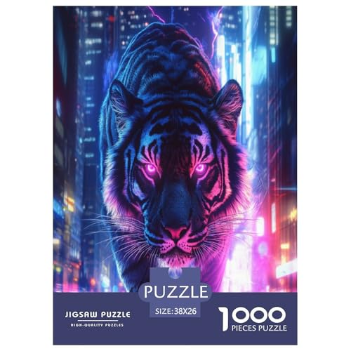 Tiger Puzzle 1000 Teile Schwer Puzzle Spielzeug Lernspiel Impossible Herausforderungsspielzeug Für Erwachsene Und Kinder Ab 12 Jahren 38x26cm/1000pcs Tiger Puzzle 1000 Teile Schwer Puzzle Spielzeug Lernspiel Impossible Herausforderungsspielzeug Für Erwachsene Und Kinder Ab 12 Jahren 38x26cm/1000pcs von TZOVPCDFA