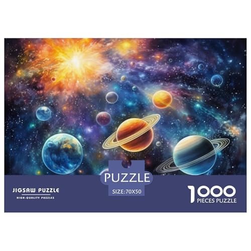 Universe– Planet – Lustiges Puzzle – Puzzle Für Erwachsene – 100% Recycelter Karton – 1000 Teile 70x50cm/1000pcs von TZOVPCDFA