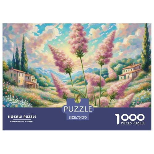 Verbena– Puzzle 1000 Teile, Geschicklichkeitsspiel Für Die Ganze Familie, Buntes Legespiel, Erwachsenenpuzzle Ab 14 Jahren（Rural Scenery） 70x50cm/1000pcs von TZOVPCDFA