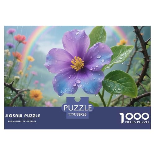 Violett– Puzzle 1000 Teile, Geschicklichkeitsspiel Für Die Ganze Familie, Buntes Legespiel, Erwachsenenpuzzle Ab 14 Jahren（Beauty Garden） 38x26cm/1000pcs von TZOVPCDFA
