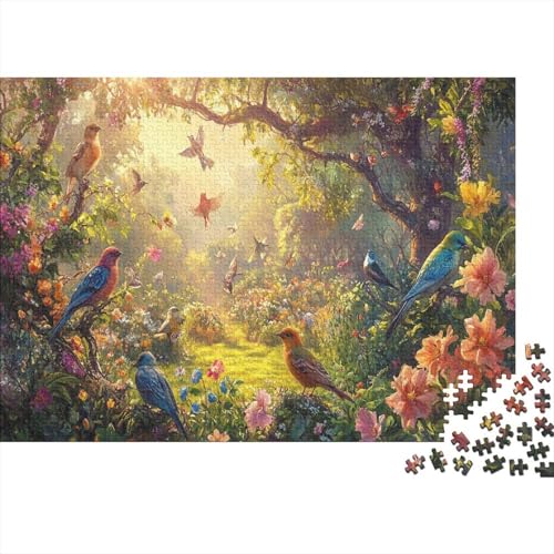 Vogel Puzzle 1000 Teile Puzzles Erwachsene UndKinder Ab Dschungeltiere Farbpuzzle Geschicklichkeitsspiel WohndekoRatteion 1000pcs (75x50cm) von TZOVPCDFA