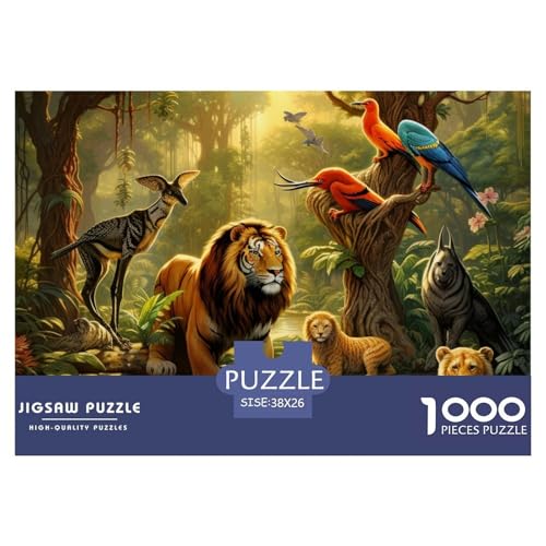 WaldtierePuzzle 1000 Teile Für Erwachsene Kunst Puzzles 1000 Farbiges LöwenPuzzle Für Kinder Ab 14 Jahren 38x26cm/1000pcs WaldtierePuzzle 1000 Teile Für Erwachsene Kunst Puzzles 1000 Farbiges LöwenPuzzle Für Kinder Ab 14 Jahren 38x26cm/1000pcs von TZOVPCDFA