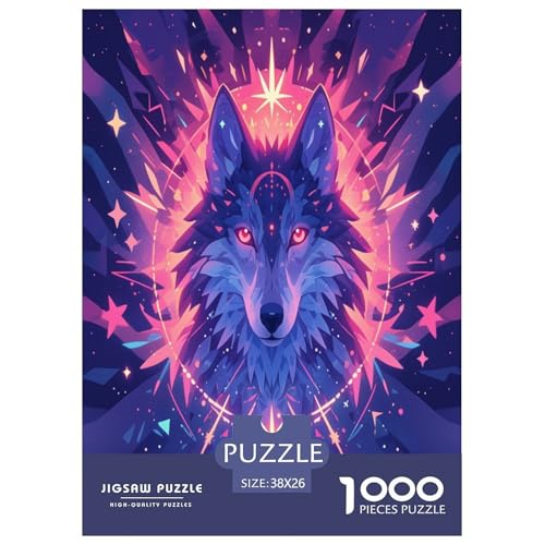 Wölfe Puzzles 1000 Teile Schwer Puzzle Spielzeug Lernspiel Impossible Herausforderung Spielzeug Für Erwachsene Und Kinder Ab 14 Jahren 38x26cm/1000pcs Wölfe Puzzles 1000 Teile Schwer Puzzle Spielzeug Lernspiel Impossible Herausforderung Spielzeug Für Erwachsene Und Kinder Ab 14 Jahren 38x26cm/1000pcs von TZOVPCDFA
