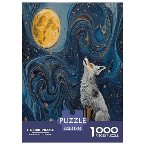 Wolf Puzzle 1000 Teile Schwer Puzzle Spielzeug Lernspiel Impossible Herausforderung Spielzeug Für Erwachsene Und Kinder Ab 14 Jahren 38x26cm/1000pcs Wolf Puzzle 1000 Teile Schwer Puzzle Spielzeug Lernspiel Impossible Herausforderung Spielzeug Für Erwachsene Und Kinder Ab 14 Jahren 38x26cm/1000pcs von TZOVPCDFA
