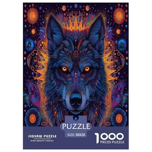 Wolf Puzzle 1000-teilige Schwer Puzzle Spielzeug Lernspiel Impossible Herausforderungsspielzeug Für Erwachsene Und Kinder in Bewährter 38x26cm/1000pcs Wolf Puzzle 1000-teilige Schwer Puzzle Spielzeug Lernspiel Impossible Herausforderungsspielzeug Für Erwachsene Und Kinder in Bewährter 38x26cm/1000pcs von TZOVPCDFA