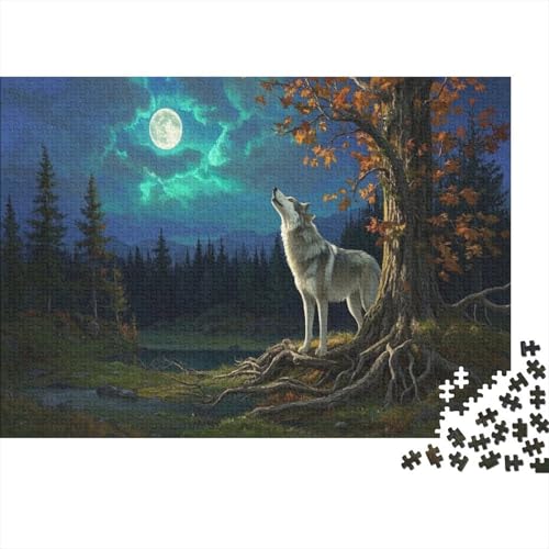 Wolf Puzzlesc 1000 Teile Pragser Puzzle Für Erwachsene Wald ImpossiblePuzzle Für Die Ganze Familie WohndekoRatteion 1000pcs (75x50cm) von TZOVPCDFA