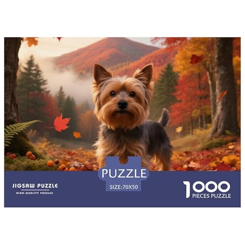 Yorkshire Terrier– Pet Hund– Lustiges Puzzle – Puzzle Für Erwachsene – 100% Recycelter Karton – 1000 Teile 70x50cm/1000pcs Yorkshire Terrier– Pet Hund– Lustiges Puzzle – Puzzle Für Erwachsene – 100% Recycelter Karton – 1000 Teile 70x50cm/1000pcs von TZOVPCDFA
