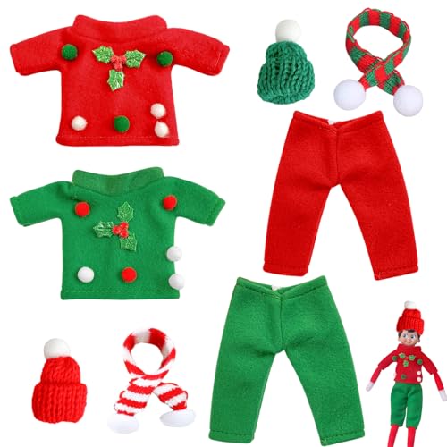 TZQFROCE Puppenkleidung Weihnachtselfen Zubehör Weihnachtselfen Kleidung Weihnachts puppenkleidung weihnachtselfen Puppe Kostüm Zubehör für Weihnachtsdekorationen TZQFROCE Puppenkleidung Weihnachtselfen Zubehör Weihnachtselfen Kleidung Weihnachts puppenkleidung weihnachtselfen Puppe Kostüm Zubehör für Weihnachtsdekorationen von TZQFROCE