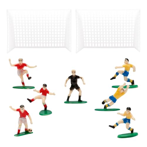 Tabanzhe Fußball-Kuchendekorationsset für Jungen, 9-teilig, Fußball-Kuchenaufsätze, Cupcake-Topper, Geburtstagsparty-Zubehör für Männer, Sport-Mottoparty Tabanzhe Fußball-Kuchendekorationsset für Jungen, 9-teilig, Fußball-Kuchenaufsätze, Cupcake-Topper, Geburtstagsparty-Zubehör für Männer, Sport-Mottoparty von Tabanzhe
