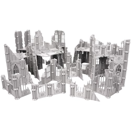 Tabletop Terrain - Gothic Sector: Modulares Sci-Fi-Gelände für Tabletop Wargaming - 28mm/32mm - Silber - Teen, Young Adult Tabletop Terrain - Gothic Sector: Modulares Sci-Fi-Gelände für Tabletop Wargaming - 28mm/32mm - Silber - Teen, Young Adult von Tabletop Terrain