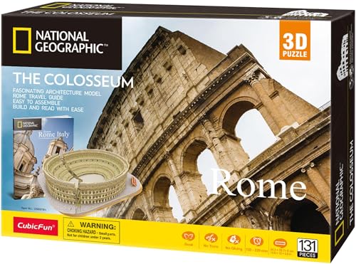 CubicFun Tachan 771DS0976 World Brands National Geographic 3D Puzzle, Braun von FRANK