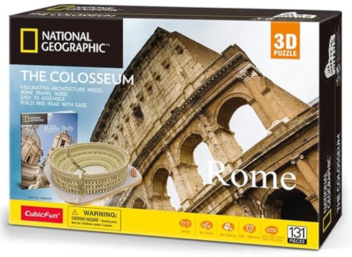 CubicFun Tachan 771DS0976 World Brands National Geographic 3D Puzzle, Braun von FRANK