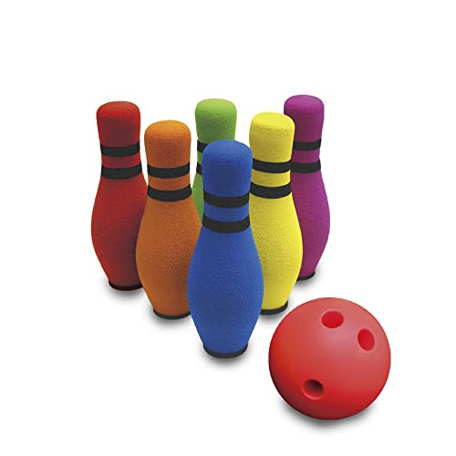 Tachan 747T00517 Bowlingset und Ball, bunt von Tachan