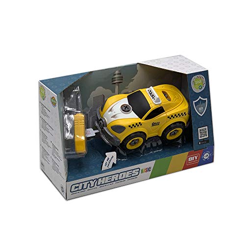 Tachan - Auto Taxi mit Sound, abnehmbar mit Schraubendreher, Farbe gelb (CPA 7838071S), Modelle von Tachan