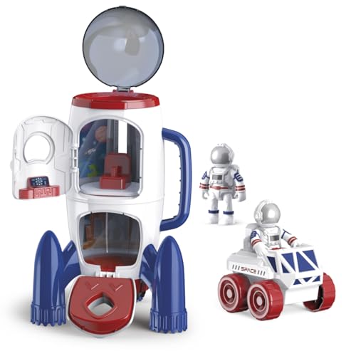 Tachan! Toys ABRE LA MAGIA Weltraumrakete für Kinder mit Lichtern und Geräuschen (CPA Toy Group 746T00938) von Tachan