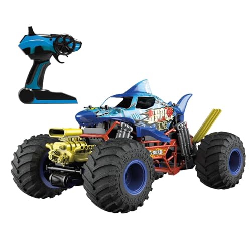 Tachan! Toys Öffnet die Magie Shark Spray-Fahrzeug, R/C-Maßstab 1:10-2,4 GHz, wiederaufladbarer USB-4-K-Akku, 20 km/h, +3 (CPA Toy Group 753T00711) von Tachan