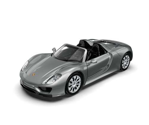 Tachan! Toys öffnet die Magie Porsche 918 Spyder Grey, Maßstab 1:32, mit Rücklauf, ab 3 Jahren (CPA Toy Group 773T00959) von Tachan