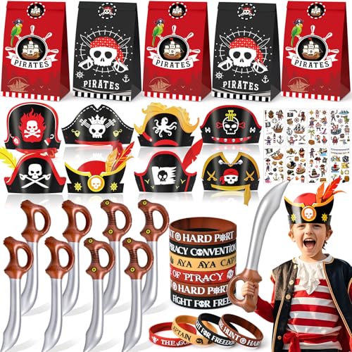 Piraten Mitgebsel Kindergeburtstag Gastgeschenke Junge mit Piratenhut Aufblasbares Spielzeug Geschenktüten Tattoo Sticker Armbänder Party Zubehör Pinata Füllung Give Aways Mitbringsel Kindergeburtstag Piraten Mitgebsel Kindergeburtstag Gastgeschenke Junge mit Piratenhut Aufblasbares Spielzeug Geschenktüten Tattoo Sticker Armbänder Party Zubehör Pinata Füllung Give Aways Mitbringsel Kindergeburtstag von Tacobear