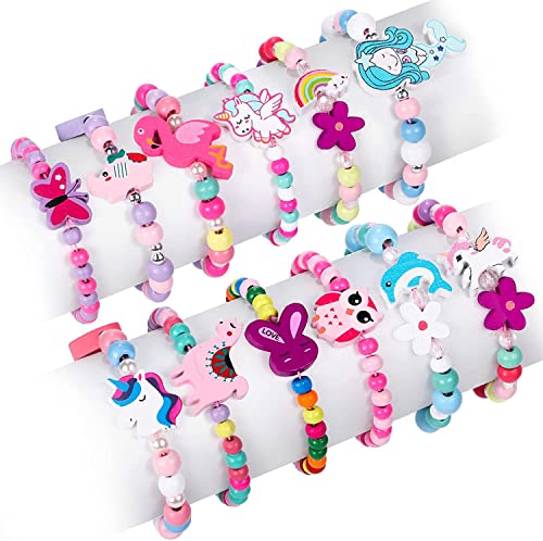 Tacobear 12Stk Holz Armbänder für Mädchen Einhorn Armband Blumen Tiere Eule Schmetterling Freundschaftsarmband Schmuck Kinder Mitgebsel Kindergeburtstag Mädchen Geschenke Tacobear 12Stk Holz Armbänder für Mädchen Einhorn Armband Blumen Tiere Eule Schmetterling Freundschaftsarmband Schmuck Kinder Mitgebsel Kindergeburtstag Mädchen Geschenke von Tacobear