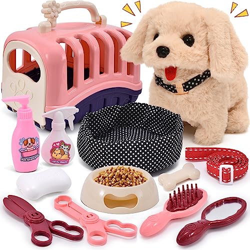 Tacobear Hund Spielzeug Kinder der Läuft Bellt Schwanzwedelt Elektrisch Plüsch Hund mit Leine Hundekäfig Interaktives Haustier Hund Kuscheltier Geschenk Spielzeug für Kinder Mädchen 3 4 5 6 Jahre Tacobear Hund Spielzeug Kinder der Läuft Bellt Schwanzwedelt Elektrisch Plüsch Hund mit Leine Hundekäfig Interaktives Haustier Hund Kuscheltier Geschenk Spielzeug für Kinder Mädchen 3 4 5 6 Jahre von Tacobear