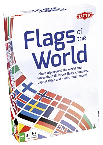 Tactic Games UK 02177 Tactic Flags of The World, Mixed von Tactic