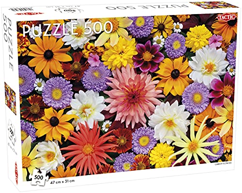 Tactic Games 56747 500-teiliges Puzzle: Gartenblumen, Mehrfarbig Tactic Games 56747 500-teiliges Puzzle: Gartenblumen, Mehrfarbig von Tactic Games