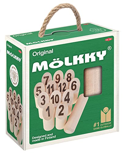 Tactic Mölkky in cardboard box with handle - 2018 version 54903 Mixed von Mölkky