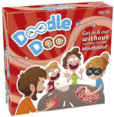 Tactic 55801 Games Doodle DOO | Labyrinth, Poo-Finden müssen Familien-Brettspiel | freches Kinderspiel | lustige Kinder | tolles Kinderparty einfach zu Spielen | ab 6 Jahren, Mehrfarbig von Tactic